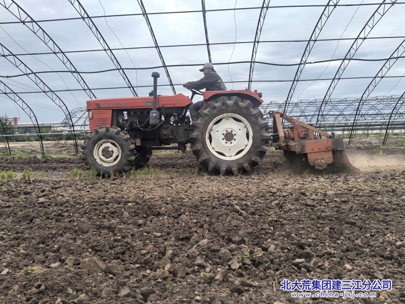 旋耕机在大棚内旋耕.jpg 旋耕机在大棚内旋耕.jpg